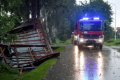 В Польше разбушевалась стихия, повалив деревья