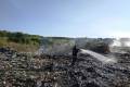 В Житомирской области ликвидируют пожар на свалке