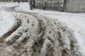 Последствия снегопада во Львове. Фото, видео