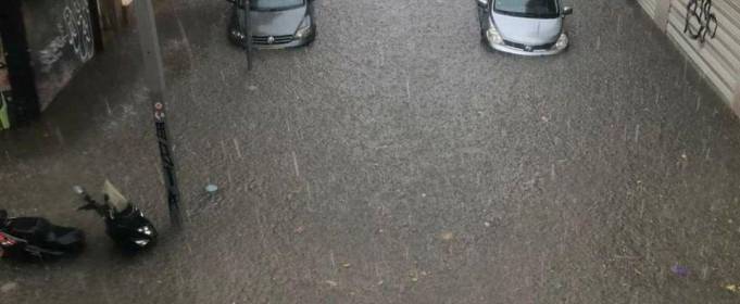 Сильный потоп в Тель-Авиве Сильный потоп в Тель-Авиве