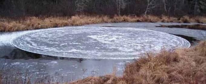 Як виникають крижані кола на воді Як виникають крижані кола на воді