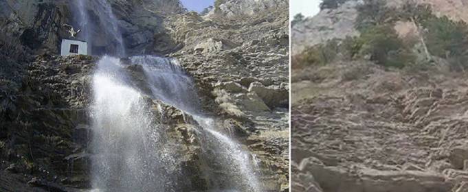 У Криму зник знаменитий водоспад У Криму зник знаменитий водоспад