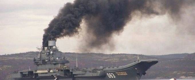Російський авіаносець позбудеться димової завіси Російський авіаносець позбудеться димової завіси