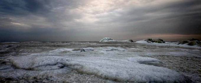 Замерзшое Азовское море. Фото, видео Замерзшое Азовское море. Фото, видео