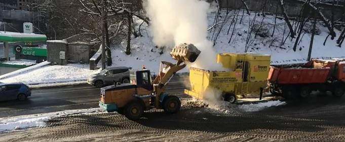 Канадські машини плавлять сніг в Києві Канадські машини плавлять сніг в Києві