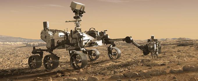 Марсоход NASA Perseverance прислал на Землю первые цветные фото Марсоход NASA Perseverance прислал на Землю первые цветные фото