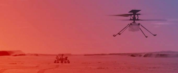 Марсіанський дрон здійснив перший керований політ на Червоній планеті Марсіанський дрон здійснив перший керований політ на Червоній планеті