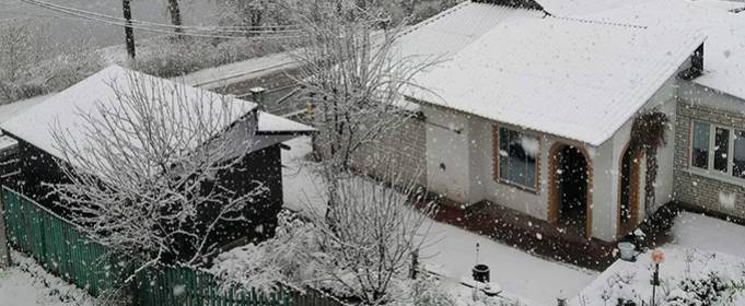 В Киевской области в конце апреля выпал снег. Фото В Киевской области в конце апреля выпал снег. Фото