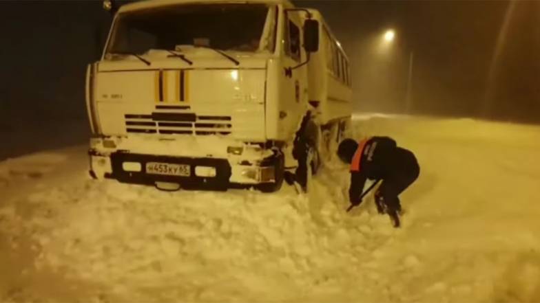 ВІДЕО. Найсильніший снігопад обрушився на Сахалін, Росія ВІДЕО. Найсильніший снігопад обрушився на Сахалін, Росія