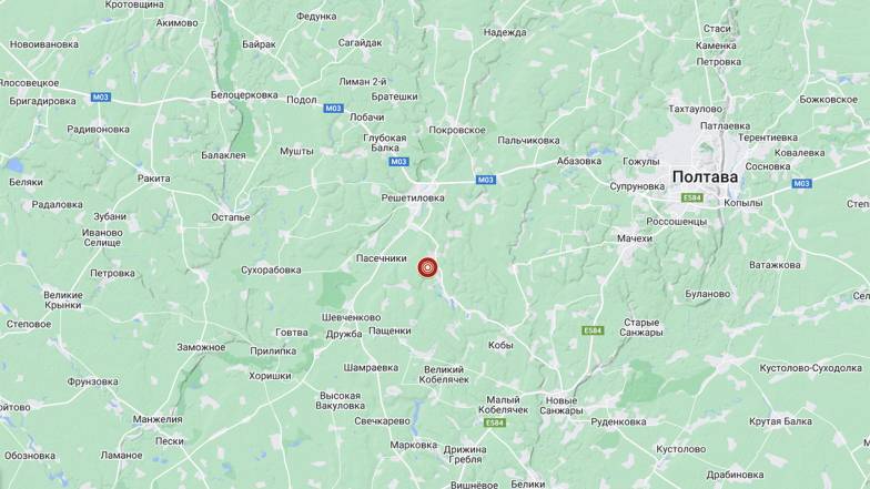Полтавську область України сколихнув землетрус магнітудою 3,5 бали Полтавську область України сколихнув землетрус магнітудою 3,5 бали